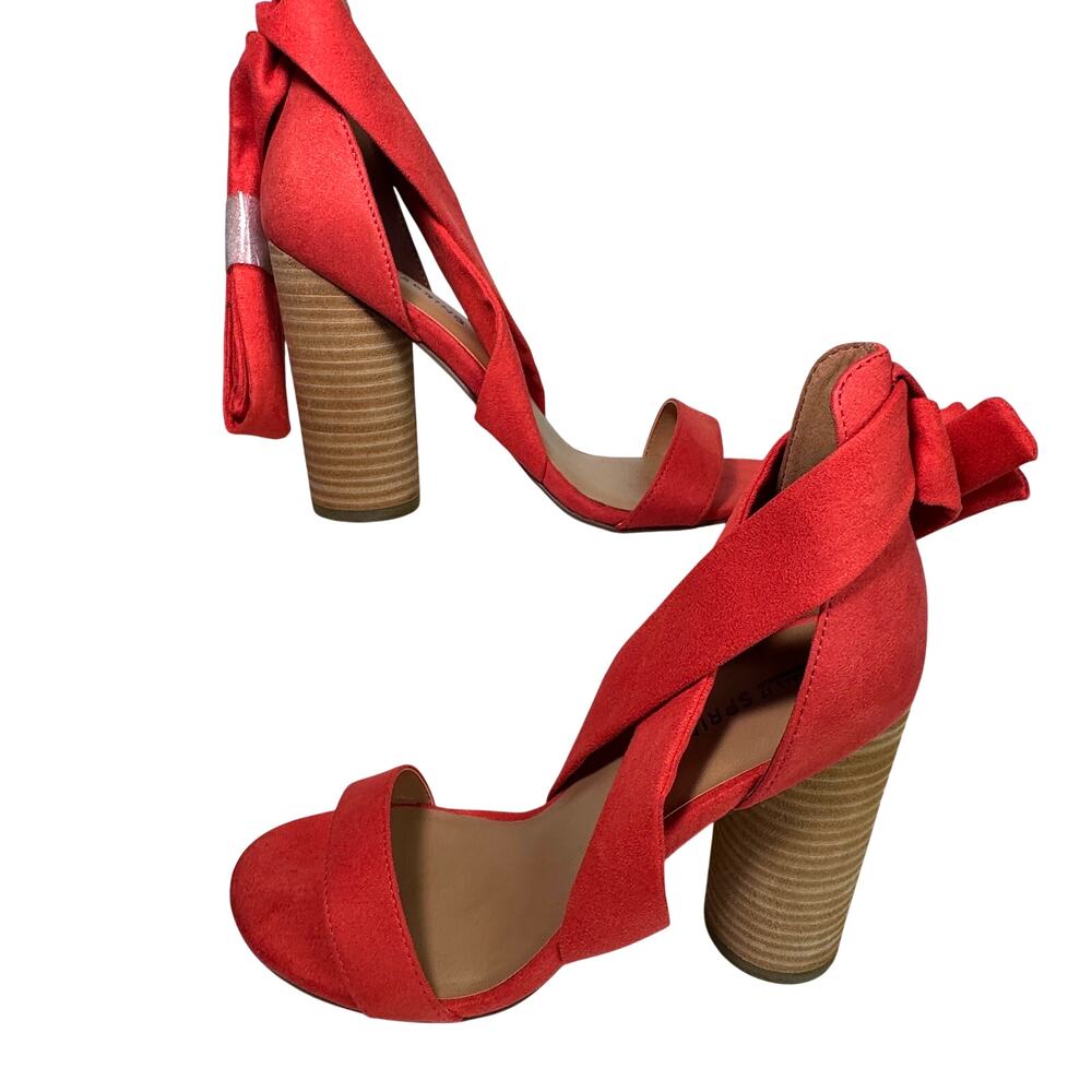Call It Spring Sandal Defuria Strappy Cube Heel Sandal Shoe‎ Size 7